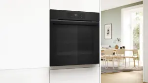 Духовой шкаф Bosch электрический, 76л, A, дисплей, конвекция, телескопические направляющие (2 уровня), черный №7