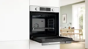 Духова шафа Bosch електрична, 76л, A, дисплей, конвекція, телескоДуховкані направляючі, белый №7