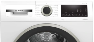 Сушильная машина Bosch тепловой насос, 9кг, A++, 60см, дисплей, белый №5