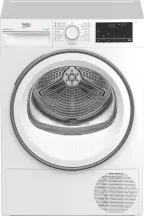 Сушильная машина Beko тепловой насос, 7кг, A++, 54.3см, дисплей, подсветка барабана, белый