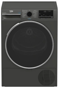 Сушильная машина Beko тепловой насос, 8кг, A++, 60см, дисплей, подсветка барабана, серый №6