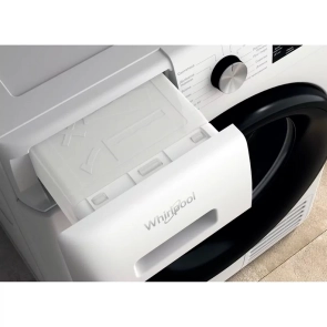 Сушильная машина Whirlpool тепловой насос, 9кг, A++, 65см, дисплей, черный люк, белый №7