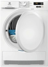 Сушильная машина Electrolux тепловой насос, 7кг, A++, 64см, дисплей, белый