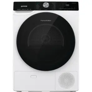 Сушильна машина Gorenje тепловий насос, 9кг, A++, 60см, дисплей, 15 програм, підсвітка барабану, білий №2