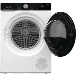 Сушильна машина Gorenje тепловий насос, 9кг, A++, 60см, дисплей, 15 програм, підсвітка барабану, білий №10