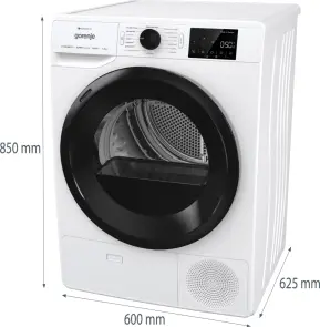 Сушильна машина Gorenje тепловий насос, 9кг, A++, 60см, дисплей, 16 програм, Wi-Fi, білий №7