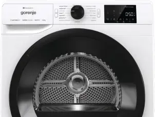 Сушильна машина Gorenje тепловий насос, 9кг, A++, 60см, дисплей, 16 програм, Wi-Fi, білий №8