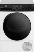 Сушильна машина Beko тепловий насос, 7кг, A++, 55см, дисплей, пара, підсвітка барабану, білий