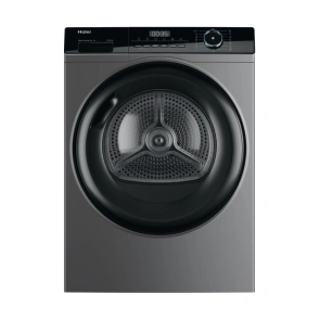Сушильна машина Haier тепловий насос, 9кг, A+++, 59,5см, дисплей, пара, cріблястий №2