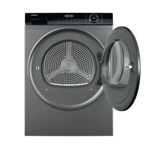 Сушильна машина Haier тепловий насос, 9кг, A+++, 59,5см, дисплей, пара, cріблястий №3