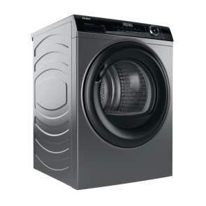 Сушильна машина Haier тепловий насос, 9кг, A+++, 59,5см, дисплей, пара, cріблястий №6