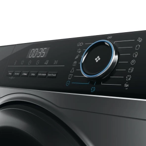 Сушильна машина Haier тепловий насос, 9кг, A+++, 59,5см, дисплей, пара, cріблястий №8