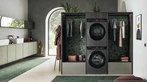 Сушильна машина Haier тепловий насос, 9кг, A+++, 59,5см, дисплей, пара, cріблястий №10