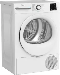 Сушильная машина Beko тепловой насос, 8кг, A++, 55см, дисплей, подсветка барабана, пар, белый №3