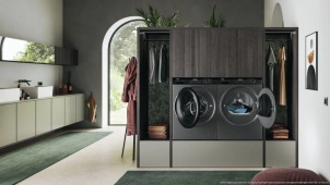 Сушильна машина Haier тепловий насос, 9кг, A+++, 59,5см, дисплей, пара, cріблястий №11