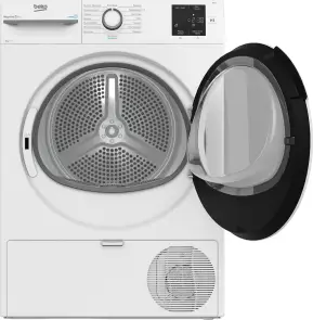 Сушильная машина Beko тепловой насос, 8кг, A++, 55см, дисплей, подсветка барабана, пар, белый №4