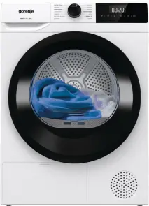Сушильна машина Gorenje DHNE82/P тепловий насос, 8кг, А++, 60см, дисплей, білий №2