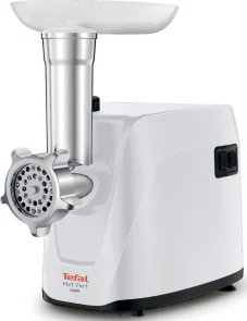 М'ясорубка Tefal HV1 7in1, 1600Вт, 1.9кг/хв, 3 решітки, насадка для ковбас, томатів, 2 терки, пластик, білий №3