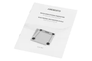 Весы Ardesto напольные Leaves.150кг, AAAx2 в комплекте, стекло, многоцветные. №8