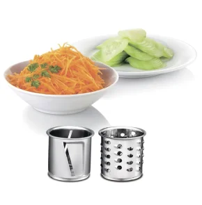 М'ясорубка Moulinex, 1600Вт, 1.9кг/хв, 3 решітки, насадка для ковбас, томатів, 3 терки, пластик/мет, чорно-срібний №5
