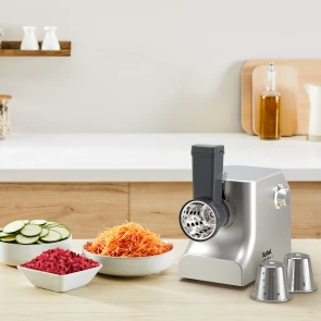 М'ясорубка Tefal HV10 8in1, 2200Вт, 5.5кг/хв, 3 решітки, насадка для ковбас, кеббе, 3 терки, метал №6