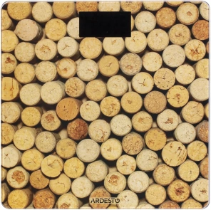 Весы Ardesto напольные Cork, 150кг, AAAx2 в комплекте, стекло, многоцветные. №1