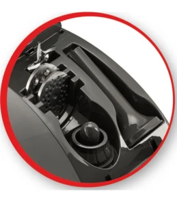 М'ясорубка Tefal HV8 Successor, 2200Вт, 4.5кг/хв, 3 решітки, насадка для ковбас, кеббе, 4 терки, пластик/метал, чорний №7