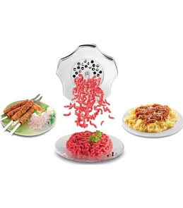 М'ясорубка Tefal HV8 Successor, 2200Вт, 4.5кг/хв, 3 решітки, насадка для ковбас, кеббе, 4 терки, пластик/метал, чорний №9