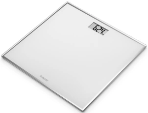 Ваги Beurer підлогові, 150кг, CR2032x1, в комплекті, скло, білий №1