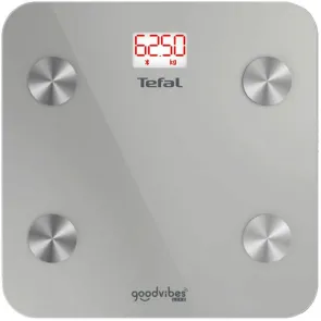 Ваги Tefal підлогові Goodvibes Life, 160кг, Bluetooth, AAAx3 в комплекті, скло, сірий №2