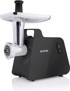 М'ясорубка Gorenje, 2000Вт, 2,6кг/хв, 2 решітки, пластик/метал, чорний №2