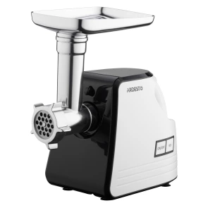 М'ясорубка Ardesto, 2300Вт, продук.-2.2кг/хв, 4 решітки + для ковб., кеббе, насадка для томатів, пластик, біло-чорний №2