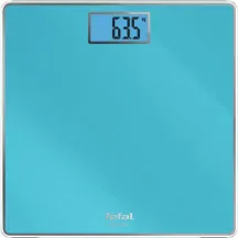 Ваги Tefal підлогові Classic, 160кг, AAAx2 в комплекті, скло, блакитний