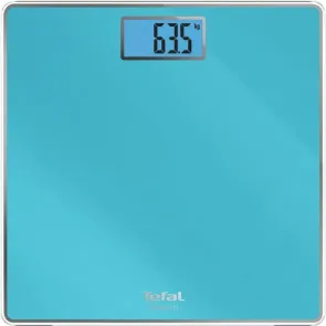 Ваги Tefal підлогові Classic, 160кг, AAAx2 в комплекті, скло, блакитний №1