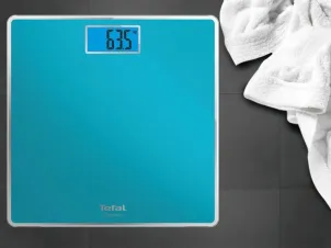 Ваги Tefal підлогові Classic, 160кг, AAAx2 в комплекті, скло, блакитний №7