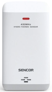 Метеостанція Sencor, внутр/зовн вимірювання, від мережі/CR2032х1+AAx2, темп-ра, вологість, час, прогноз погоди, атмосферний тиск, чорний №9