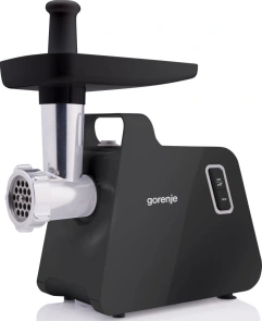 М'ясорубка Gorenje, 1700Вт, 2,3кг/хв, 2 решітки, пластик/метал, чорний №1