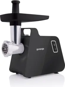 М'ясорубка Gorenje, 1700Вт, 2,3кг/хв, 2 решітки, пластик/метал, чорний №2