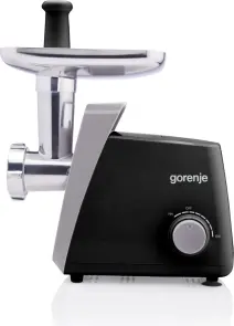 Мясорубка Gorenje, 1600Вт, 2,2кг/мин, 2 решетки, пластик+металл, черный №11