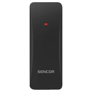 Метеостанція Sencor, внутр/зовн вимірювання, АААх3+ААх2, темп-ра, вологість, час, прогноз погоди, чорний №7