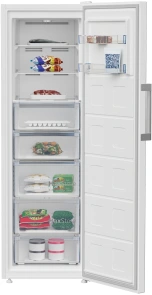 Морозильная камера Beko, 187x61x71, 286л, 1дв., A+, NF, белый №4