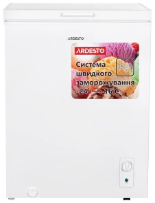 Морозильна скриня ARDESTO, 142л, А+, ST, режим холодильника, білий №1
