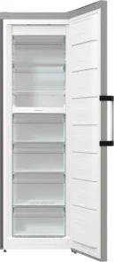 Морозильна камера Gorenje, 185.5x59.5х66.3, 280л, 1дв., A++, NF, диспл зовн., інвертор, матовий нерж №10