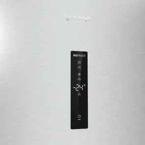 Морозильна камера Gorenje, 185.5x59.5х66.3, 280л, 1дв., A++, NF, диспл зовн., інвертор, матовий нерж №11