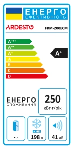 Морозильна скриня ARDESTO, 198л, А+, ST, диспл зовн., режим холодильника, білий №11