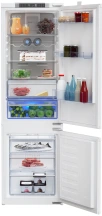 Холодильник Beko встроенный с нижн. мороз., 177x55x55, холод.отд.-185л, мороз.отд.-69л, 2дв., А++, NF, белый