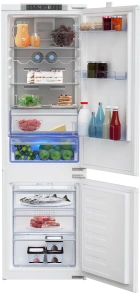 Холодильник Beko встроенный с нижн. мороз., 177x55x55, холод.отд.-185л, мороз.отд.-69л, 2дв., А++, NF, белый №2
