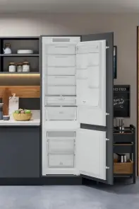 Холодильник Hotpoint встроен с нижн. мороз., 193,5x54х54, холод.отд.-212л, мороз.отд.-68л, 2дв., А+, NF, инв., зона нулевая, белый №3