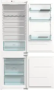 Вбуд. холодильник з мороз. камерою Gorenje, 177х55х54см, 2 двері, 180(68)л, А+, NF+, Зона св-ті, Внутр. Диспл, Білий №6