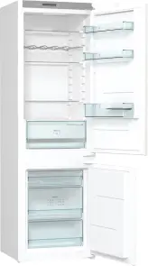 Холодильник Gorenje вбудований з нижн. мороз., 177х55х54см, 2 двері, 180(68)л, А+, NF+, зона св-ті, диспл, іонізатор, білий №7